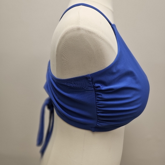 CACIQUE LANE BRYANT No-Wire Scoop-Neck Bikini Swim Top BRAND NEW - Picture 4 of 8